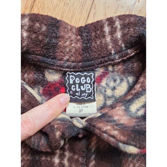 Pogo Club of NY Teddy Bear Fleece Button Jacket 3T - Picture 2 of 5